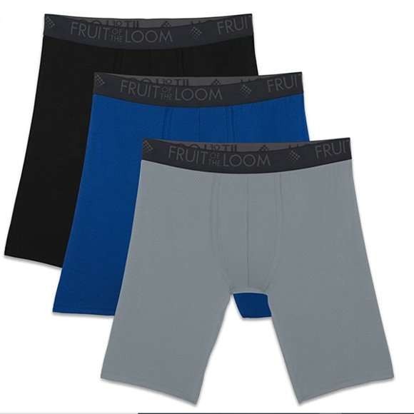NWT Fruit of the Loom Men's 3 pack Boxers - Picture 1 of 3